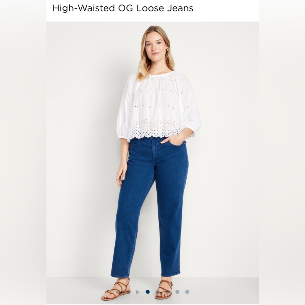 Old Navy High Waisted OG Loose Jeans